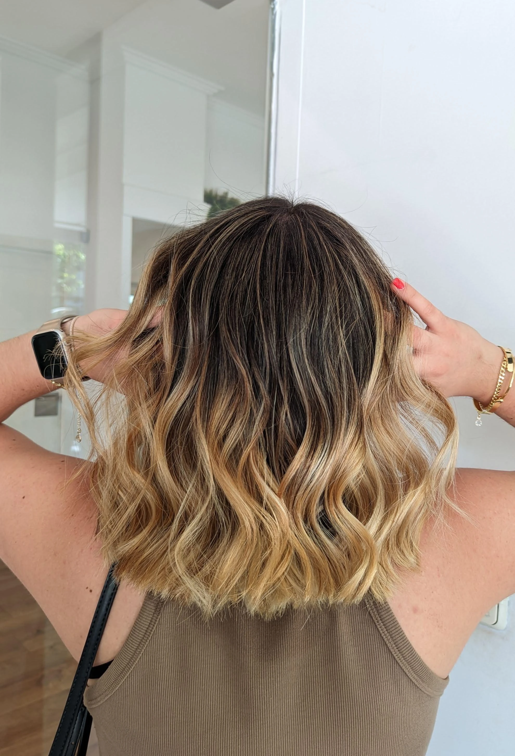 Mecha de tipo Balayage